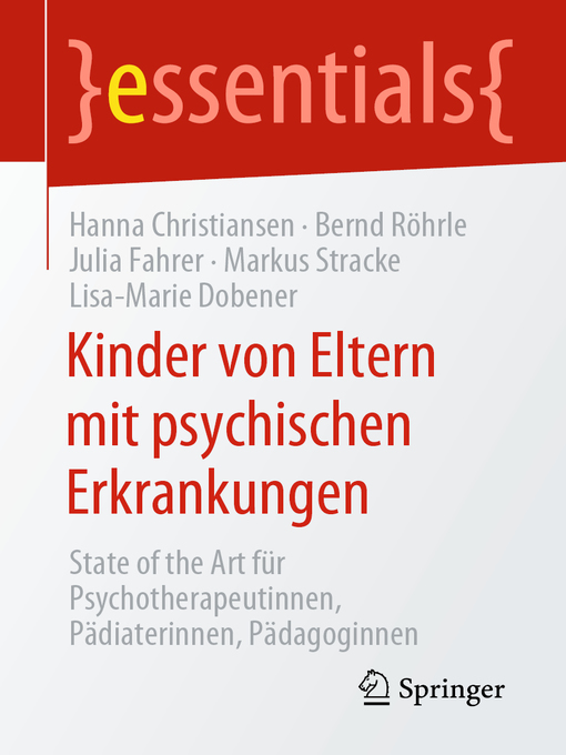 Title details for Kinder von Eltern mit psychischen Erkrankungen by Hanna Christiansen - Available